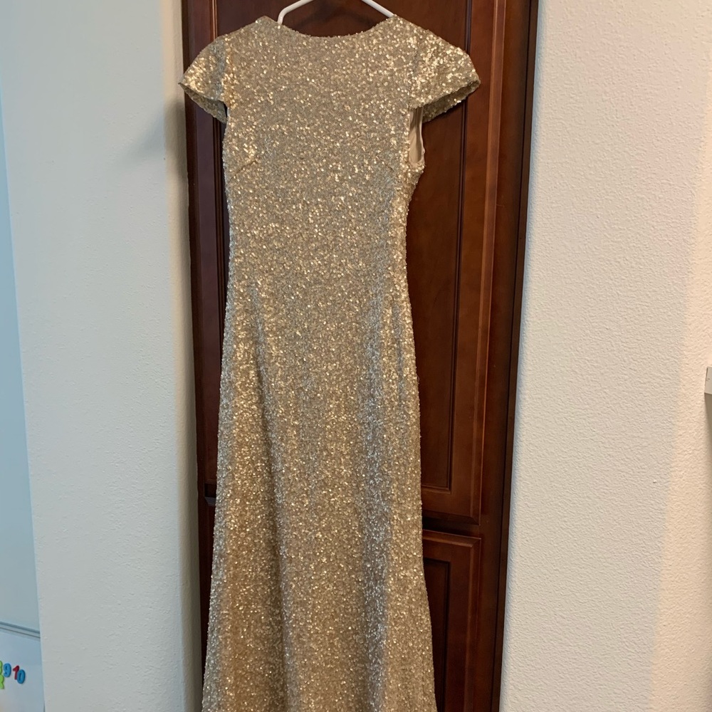 Sorella vita gold Bridemaid dress size 10